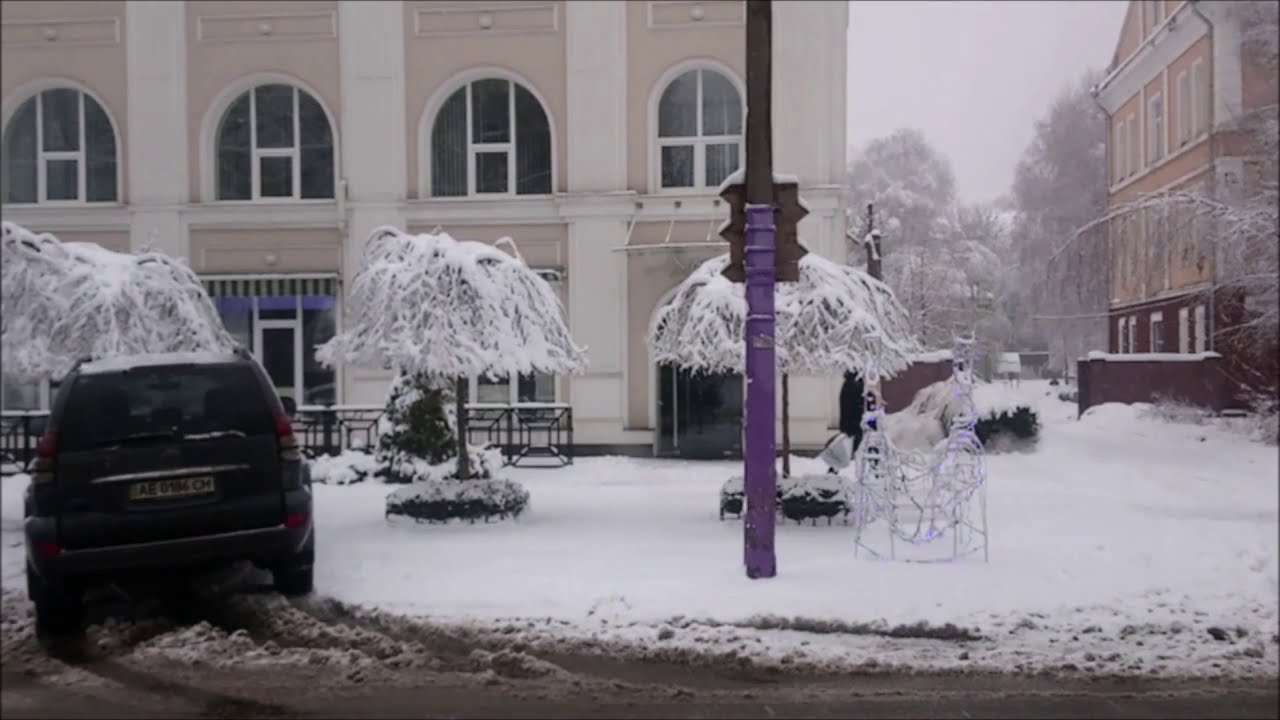 Скачать картинки Зимний город дорога, стоковые фото Зимний 