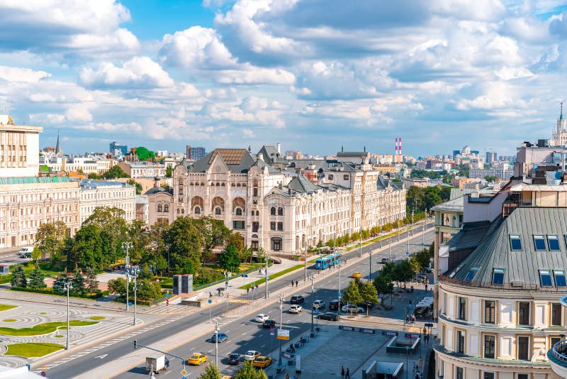 Фотография Москва, Вид на исторический музей Панорама 