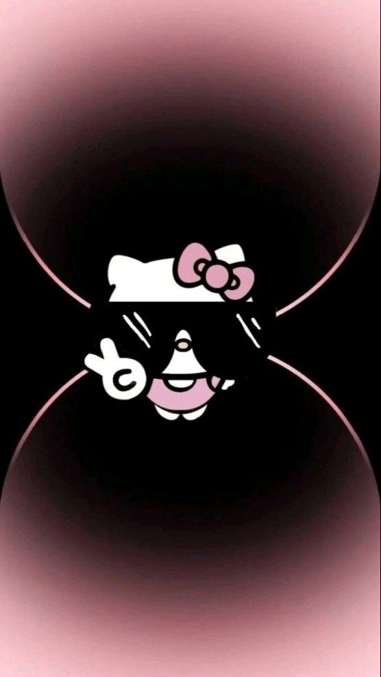 Black Pink Hello Kitty Wallpapers 