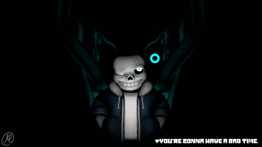 Wallpaper skull, Undertale, Sans 