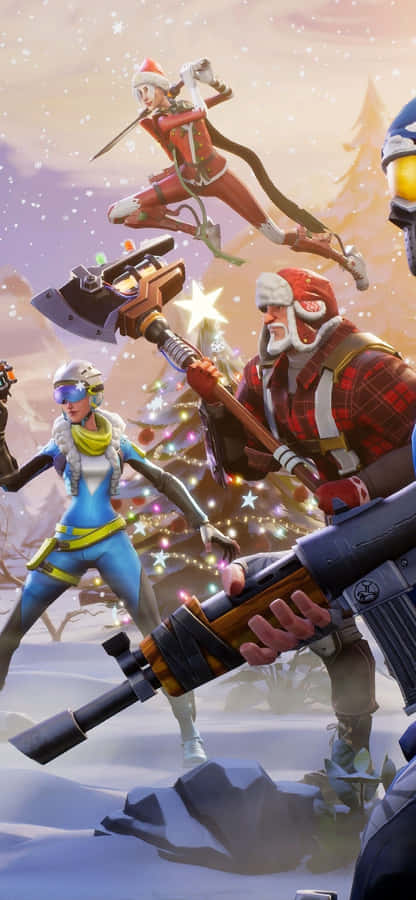 Fortnite Iphone Illuminated Wallpaper 