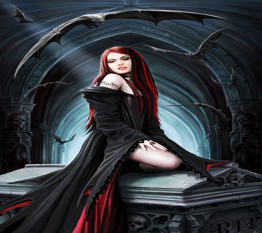 Vampire Digital Download Fantasy Art Spooky Halloween AI Art 