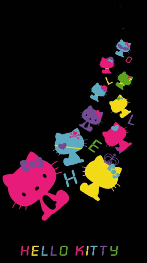 Black Background Hello Kitty, HD 