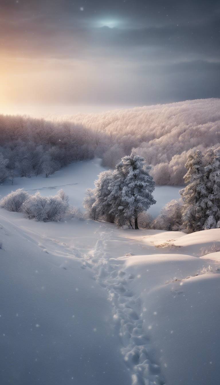 Обои лес, деревья, пейзаж, горы 