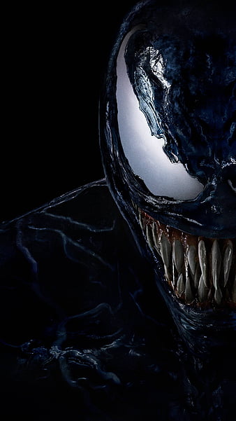 Wallpaper eyes, black background, Venom 