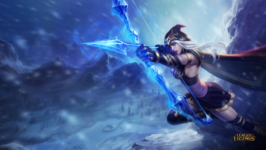 Обои lol, League of Legends, Ashe, Poro, lollatino