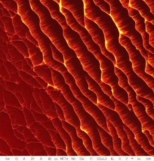 glowing magma surface Vector Image