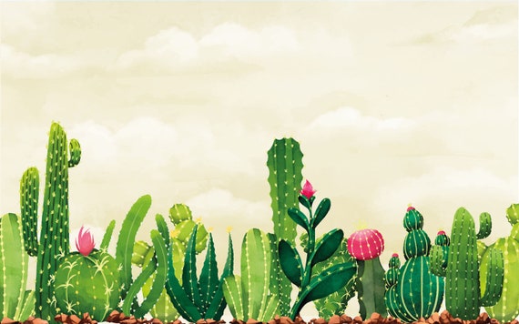 Atacama Cactus – remarkable wall mural 