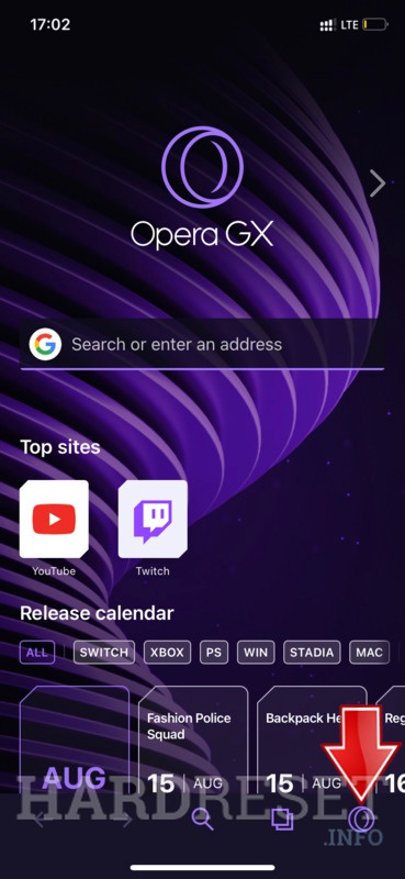 Cool Wallpapers on Opera Gx 