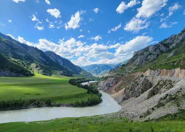 Барнаул с вертолета