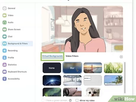 Blur Background in Zoom Interview 