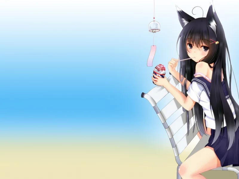 Cute Anime Neko Girl