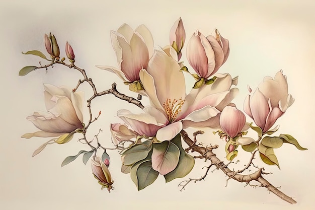 Magnolia Flower, Картина