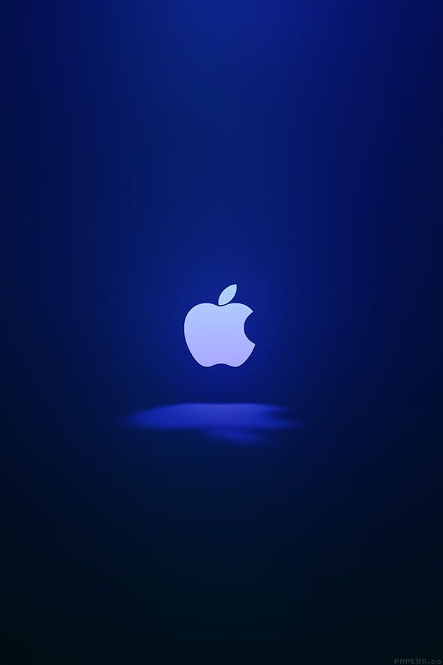 логотип Apple с черными буквами на 