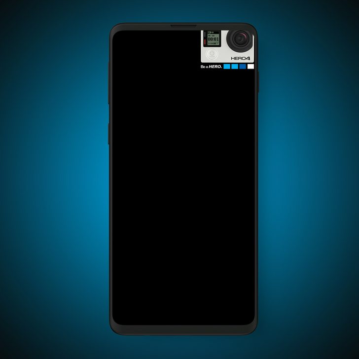 Live wallpaper of Galaxy S10 