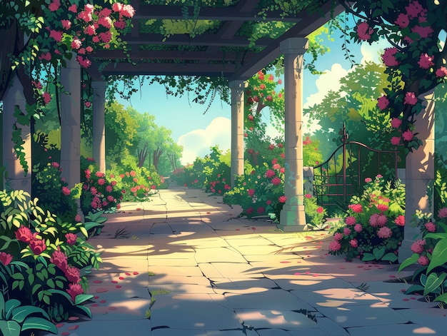 Anime Landscape Stock Photos, Images and Backgrounds for Free 