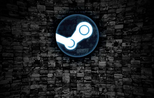 Steam Game Logo 2, Steam, Game, Логотип 1920x1080