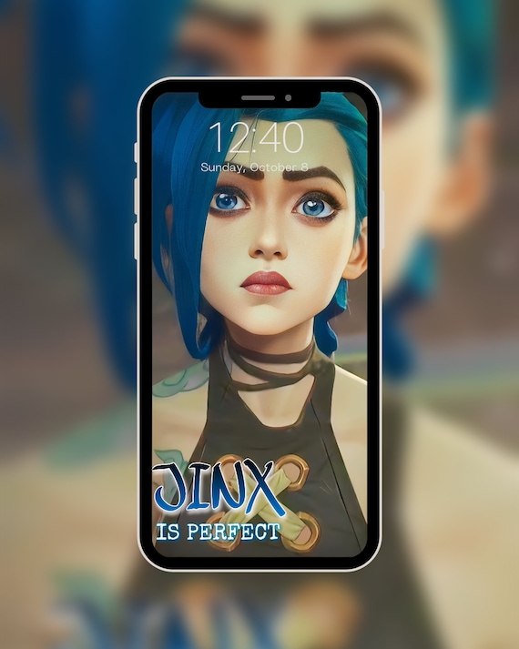 jinx arcane wallpaper phone