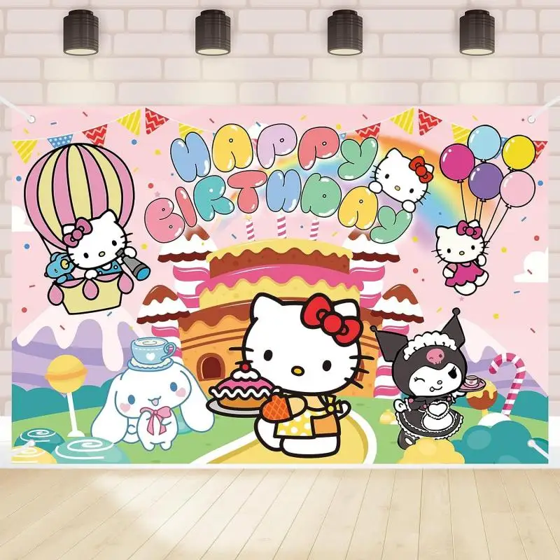 Декоративные предметы для дня рождения Hello Kitty Sanrio 