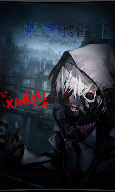 Kaneki Anime Art 8 Circle Solid 