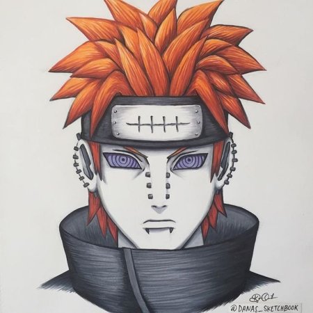 Pain art Naruto wall poster REDCLOUD 