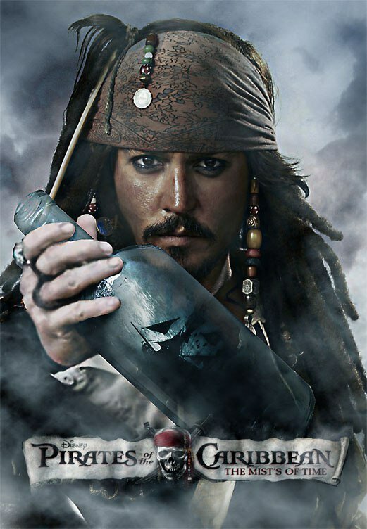 Jack Sparrow Clipart, Pirates of the Caribbean Png, Cute 