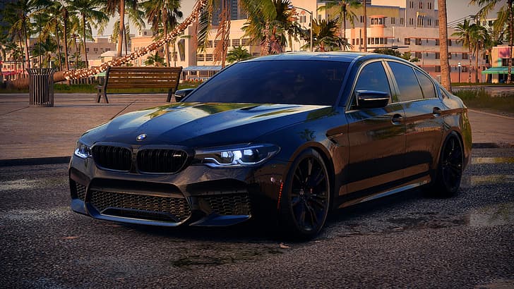 Grey BMW M5 F90