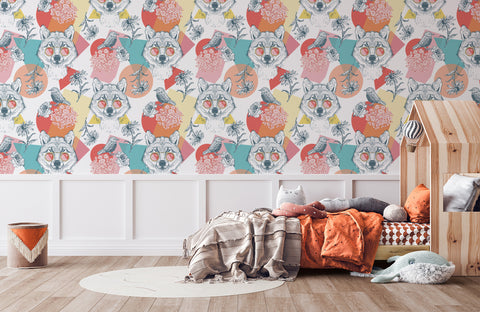 Woodstock vibes – Funky wallpaper for your music room 