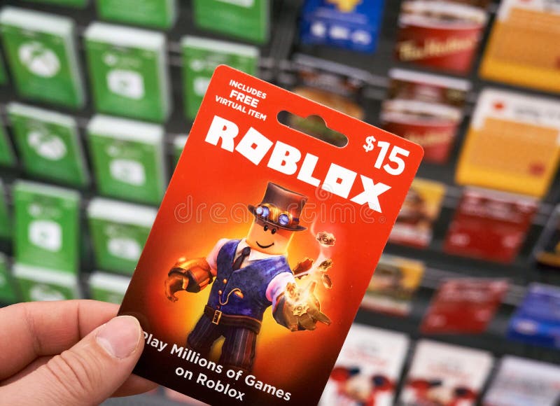 Покупка подарочной карты Roblox 25 