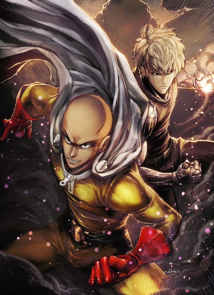 Обои onepunchman, парень на рабочий стол