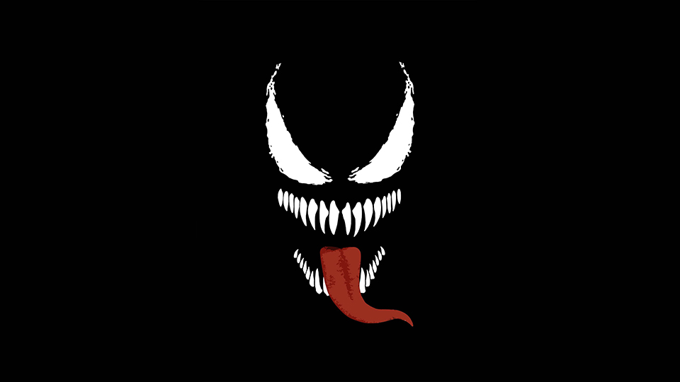 Marvel Venom on fire Wallpaper 4K HD 