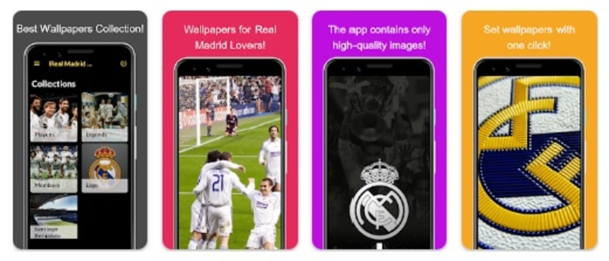 Обои wallpaper, sport, logo, football, Real Madrid на телефон 