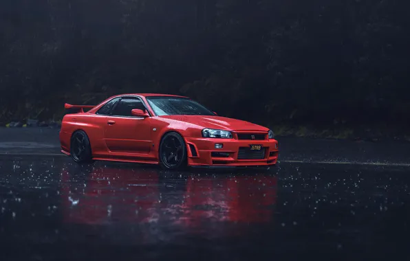 NISSAN SKYLINE R33 обои для рабочего стола