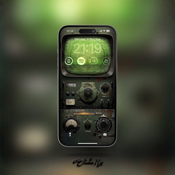 Iphone Wallpaper In Army Green 