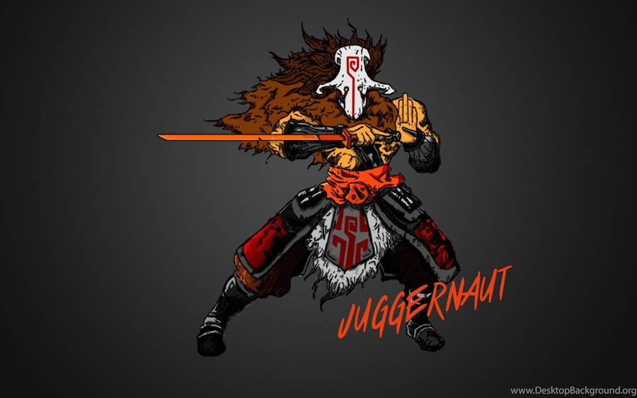 Dota 2 Juggernaut digital wallpaper 