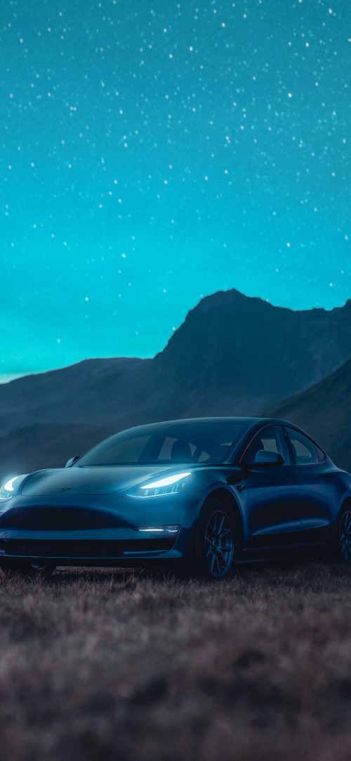 HD black tesla wallpapers 