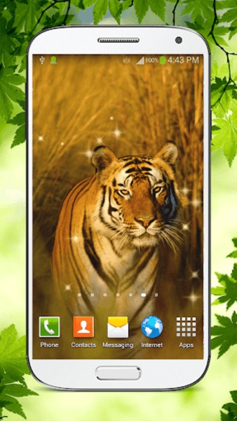 Brave Tiger Live Wallpaper