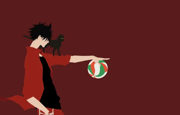 Обои аниме, haikyuu, нишиноя, волейбол картинки на рабочий 