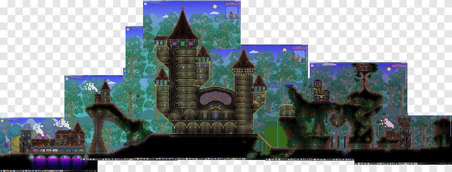 Плакат Дом в Террарии купить Terraria 