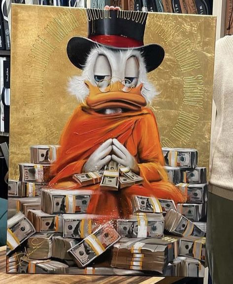 Donald duck canvas