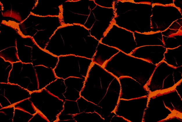 Molten magma texture