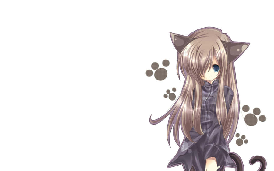 Anime Neko Girl 4K Wallpaper #267