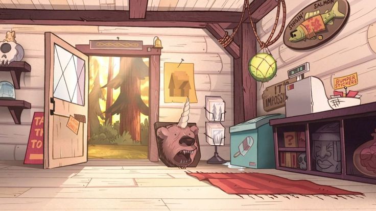 Обои лес, Gravity Falls, Хижина чудес на телефон и рабочий 