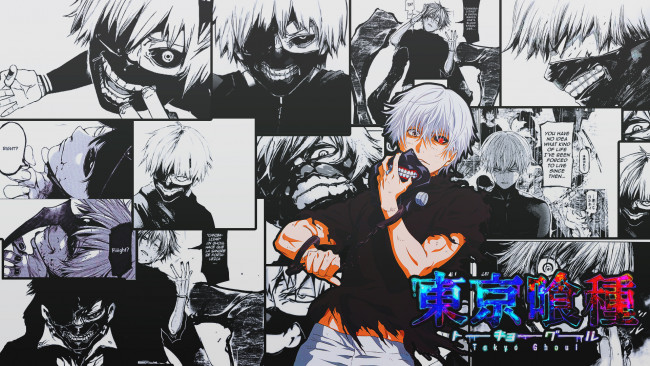 Обои на рабочий стол Kaneki Ken 