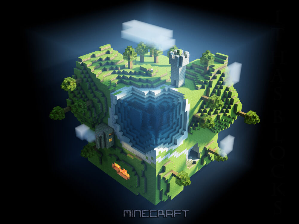 Minecraft background hotsell wallpaper