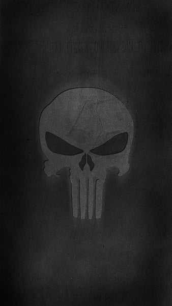 Abstract Minimalist Punisher Skull 