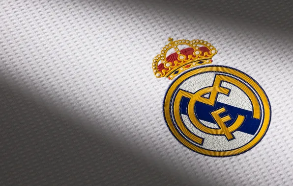 Обои wallpaper, logo, Real Madrid CF на телефон и рабочий 