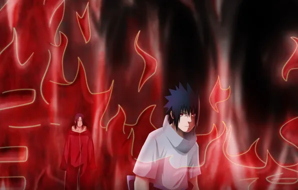 Wallpaper magic, monster, cave, Naruto 