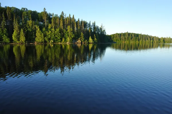 Lake, forest, mountains, landscape 