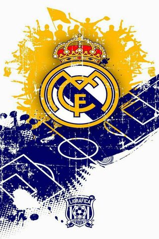 Обои Logo, Football, Sport, Soccer, Emblem, Real Madrid CF на 